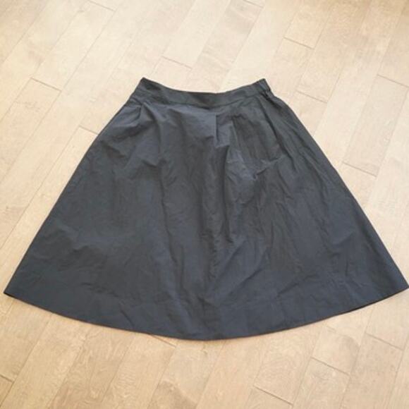 NWT Boden Isabella Taffeta Midi Skirt Black Womens Size 20-22 - Picture 1 of 7